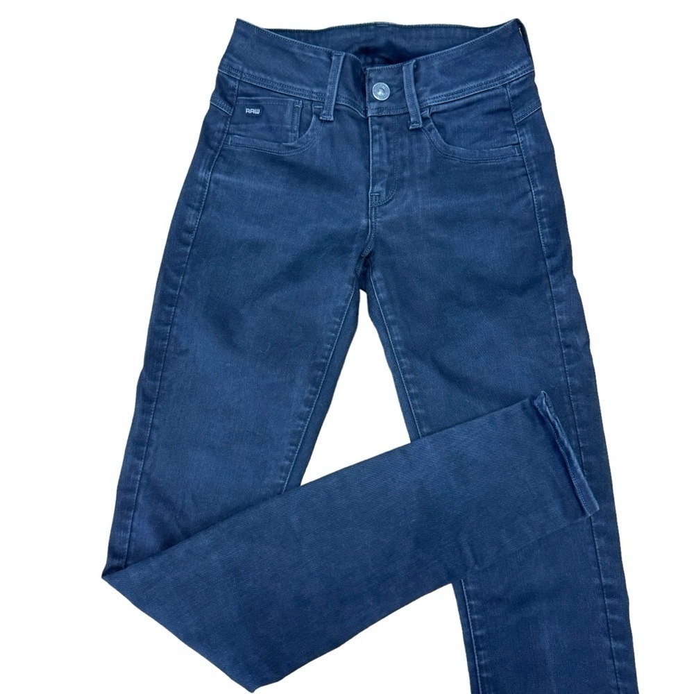 G-Star Raw Jeans Super Skinny Women’s Size W25 L32  Black Washed Arc Leg Pants - Picture 3 of 16
